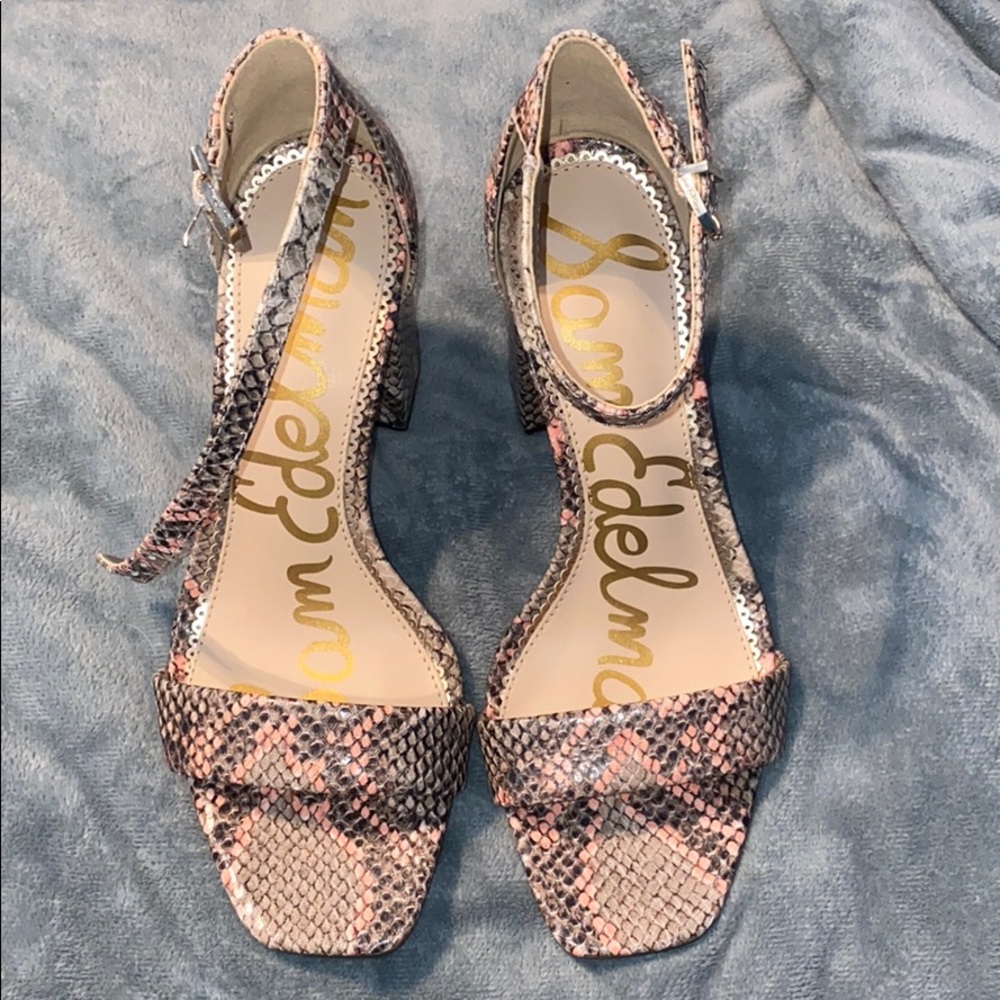 Sam Edelman chunky block heels